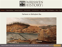 Tablet Screenshot of fairhavenhistory.com